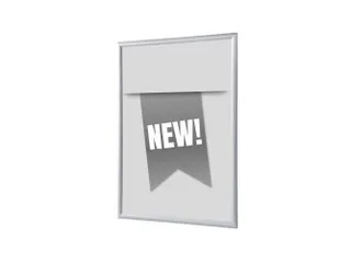 Kliklijst A1 complete set met print "NEW" Grijs - 1