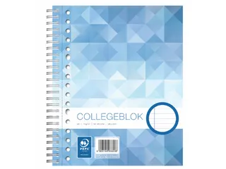 Collegeblok Work A5 lijn 80vel 70g 17-gaats - 1
