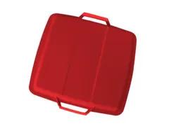 Deksel Voor Multifunktionele Bak Pp Voor 90 Liter Bak Rood