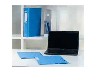 Elastomap Exacompta Clean'Safe 3-kleppen glanskarton blauw - - 6
