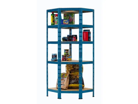 magazijnstelling,hoekstelling,HxBxD 1800x900x450mm,vakl. 250kg