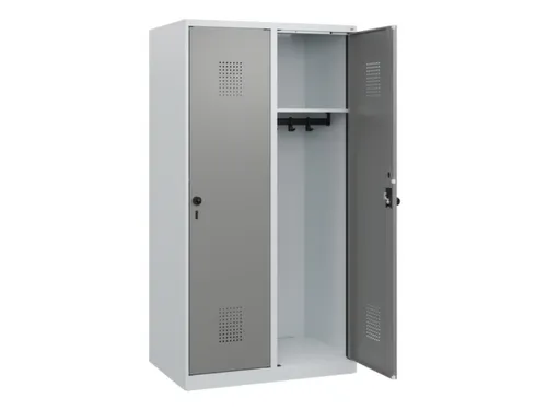 schoollocker,HxBxD 1530x800x500mm,2vak,vak B 400mm,draaigrendel