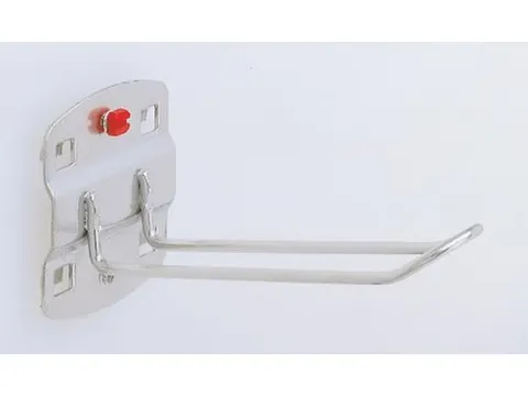 houder voor verpakking,v. perfoplaat,LxB 125x30mm,RAL7016