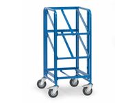 Eurobakkenwagens 2380 250kg 3 Etages 600x400mm Open Frame Ral5007