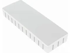 Aimants Solid, ft 54 x 19 mm, 1 kg, boîte de 10 pièces, blanc