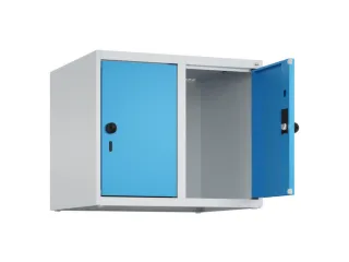 opzetkast,v. locker,2vak.,vak B 300mm,HxBxD 500x600x500mm,vleugeldeur - 2