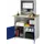 pc-kast,HxBxD 1810x1100x800mm,monitorvak,stopcontactdoos,romp RAL7035