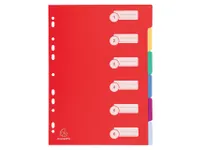 Exacompta Plastic Tabbladen