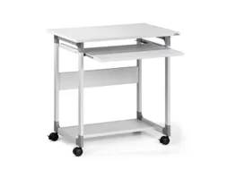 Mobiele PC tafel,HxBxD 770x750x530mm,2legborden