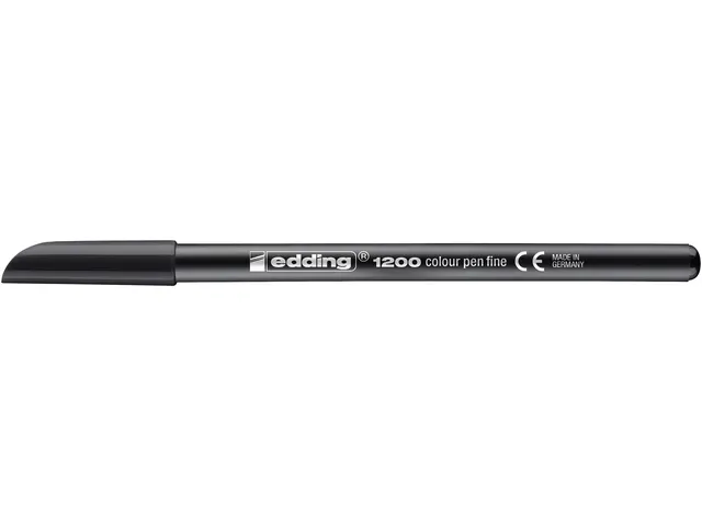 Fineliner edding 1200 1mm blister à 3 stuks zwart