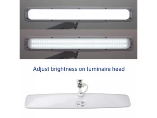 Werkpleklamp LED MAULexplore dimbaar Wit met tafelklem - 5