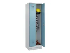 locker,HxBxD 1950x600x500mm,2vak,vak B 300mm,cil.-slot,sokkel