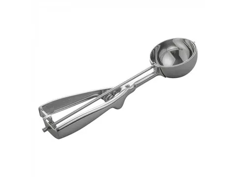 IJsportioneerlepel RVS 1/12 liter 63mm ijsknijper