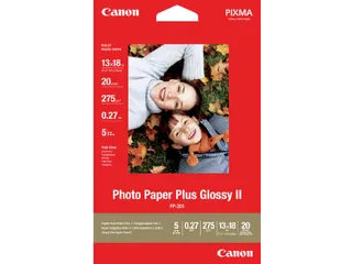 Inkjetpapier Canon PP-201 13x18cm 260 gram plus 20vel - 1