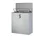 afvalbak,10l,HxBxD 300x250x130mm,wandmontage,romp glanzend
