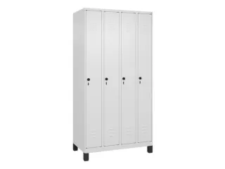 locker,HxBxD 1950x1000x500mm,4vak,vak B 250mm,draaigrendel,voeten - 1