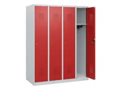 schoollocker,HxBxD 1530x1200x500mm,4vak,vak B 300mm,cil.-slot