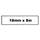 Labeltape Quantore TZE-241 18mm x 8m zwart op wit