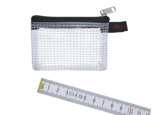 Trousse Foldersys PVC 80x50mm avec fermeture éclair noire