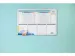 Whiteboard bedrukt eigen ontwerp 45x60cm Softline 8mm alu-profiel