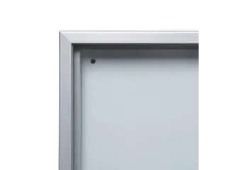 Vergrendelbaar notitiebord Indoor Slim 6xA4 met Schuifdeuren Zilver - 5