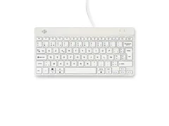 Compact Break ergonomisch toetsenbord Azerty BE Wit bedraad