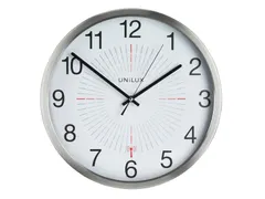 Wandklok Unilux Outdoor radio-controlled grijs