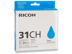 Ricoh 405702 Type GC31CH cartridge cyaan HC Gel