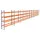 palletstelling,basis+9xaanbouw,HxBxD 4620x37100x1100mm,vakl. 3400kg