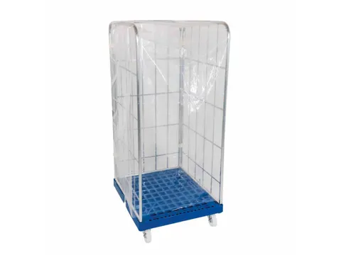 beschermhoes,v. rolcontainer,HxB 1460x730mm,v. rolcontainer,helder