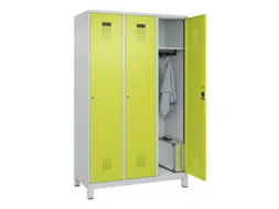 locker,HxBxD 1950x1200x500mm,3vak,vak B 400mm,cil.-slot,voeten