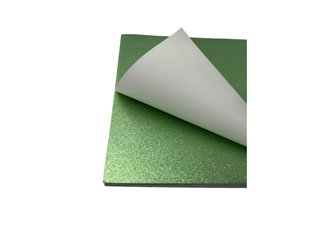 Glitterkarton Kangaro witgroen 50x70cm pak à 10 vel