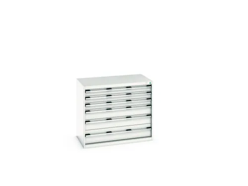 ladekast HxBxD 900x1050x650mm 6laden RAL7035 front RAL7035