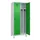 locker voor scheiding van kleding,HxBxD 1950x800x500mm,2vak