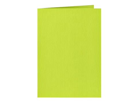 Correspondentiekaart Papicolor dubbel 105x148mm appelgroen pak à 6 st