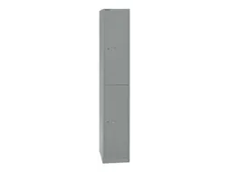 Dubbeldekse garderobekast,HxBxD 1802x305x457mm,1x2vak.,cil.-slot