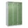 Z-garderobekast,HxBxD 1850x1200x500mm,vak B 200/400mm,draaigrendel