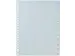 intercalaires, ft A4, perforation 23 trous, PP gris, januari-december