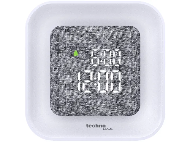 Wekker Technoline WT 485 98x98x39mm wit