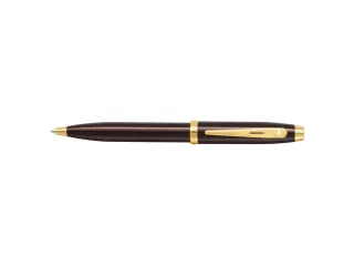 Balpen Sheaffer 100 E9370 Coffee brown PVD gold - 4