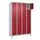 lockerkast,HxBxD 1950x1200x500mm,4x5vakken,vak B 300mm,cil.-slot