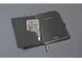 Notitieboek Conceptum A5 grijs metallic gelinieerd hardcover