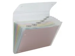 Sorteermap Rexel Ice 6 Vaks Transparant PP