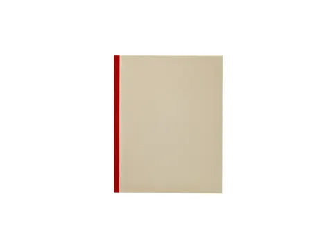 Kasboek Quantore 165x210mm 160blz 1 kolom rode rug assorti