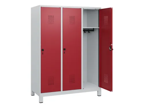 schoollocker,HxBxD 1630x1200x500mm,3vak,vak B 400mm,draaigrendel