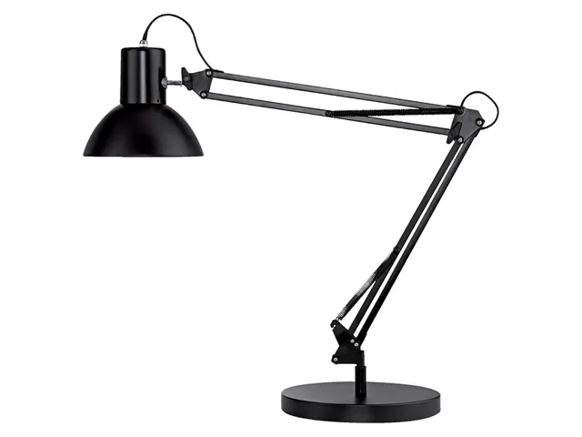 Bureaulamp Unilux Success 80 LED met klem en voet Zwart