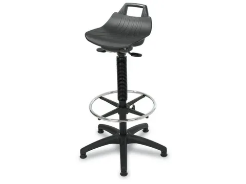 Stahulp Comfort 630-890mm Neigverstelling Glijders Voetenring Zwart