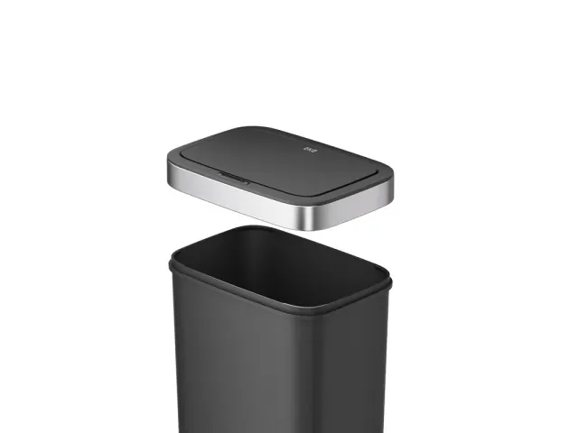 Afvalbak Hana Deluxe Sensor Bin 50 liter Zwart