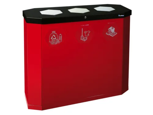 afvalverzamelstation,3x45l,HxBxD 830x950x355mm,3opening(en)