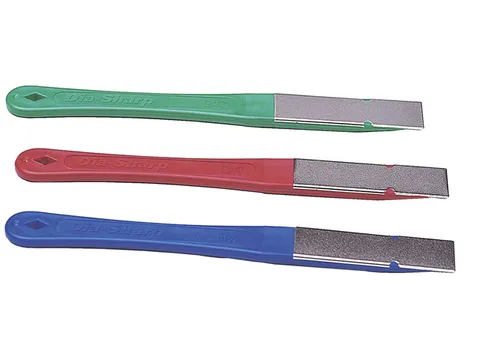 Messenslijper DMT diamant set 3st extra fijn, fijne en grove korrel